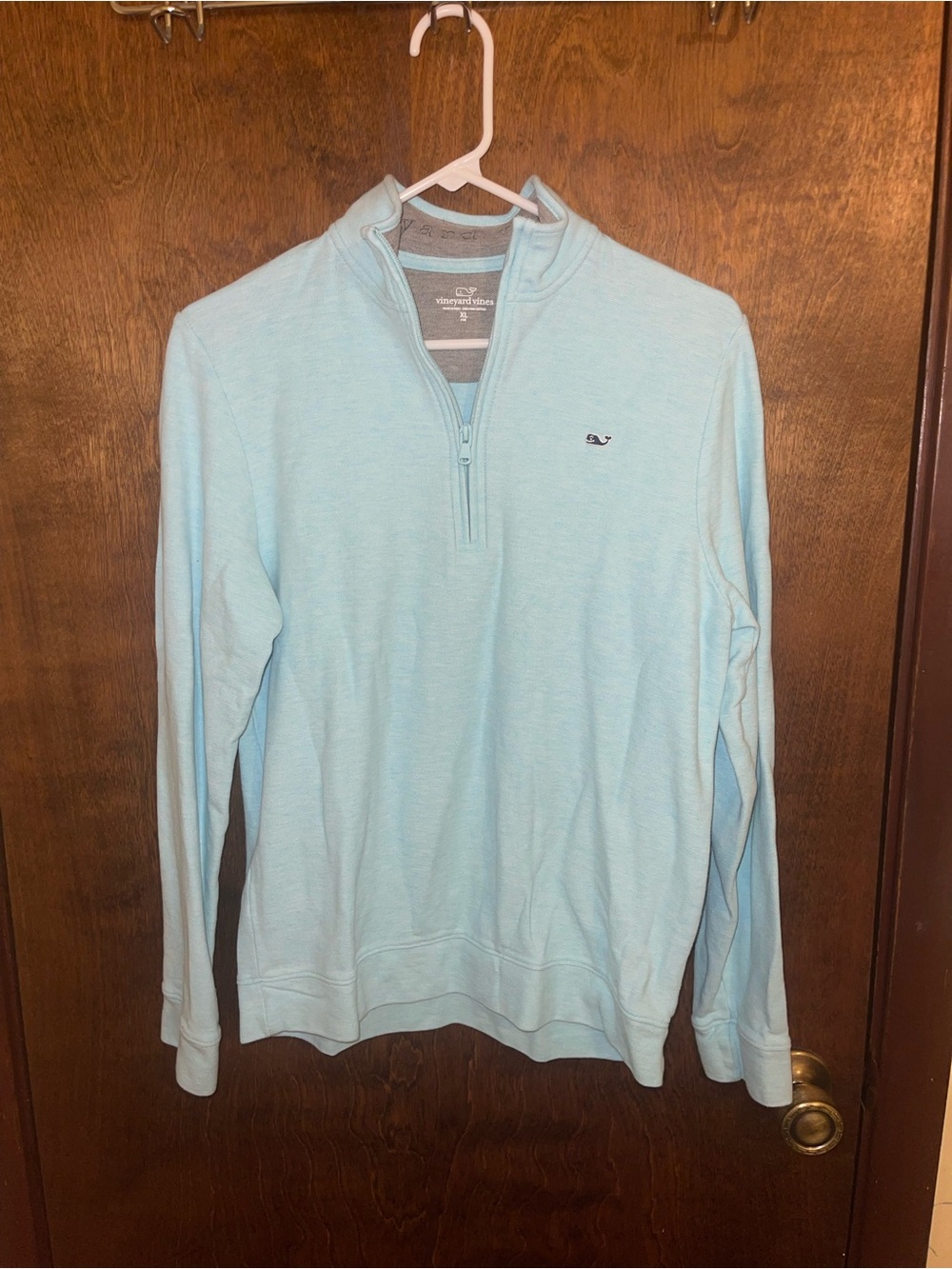 Vineyard Vines Men’s Light Blue Half-Zip Pullover